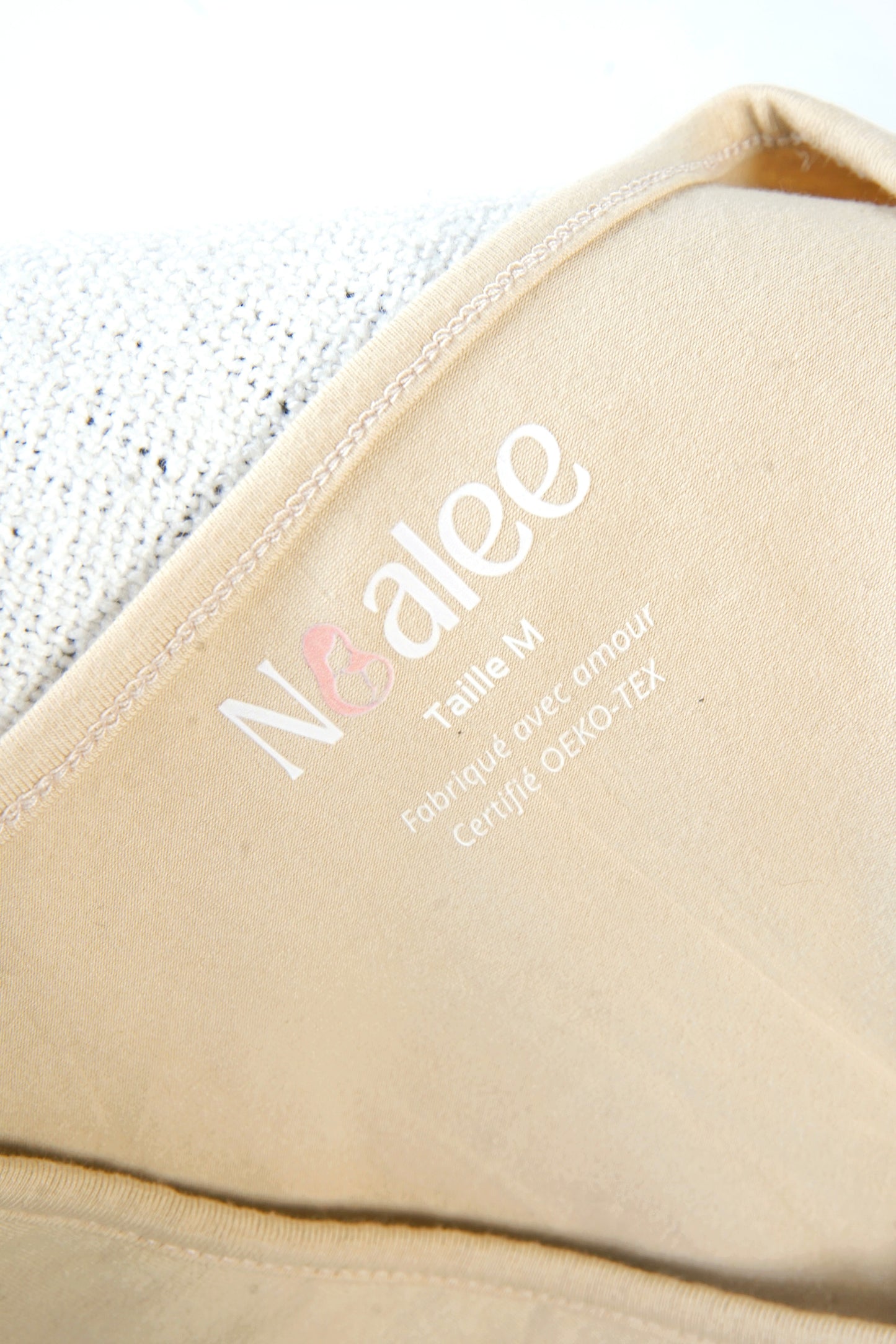 T-shirt d'allaitement absorbant et anti-fuite Noalee - Beige