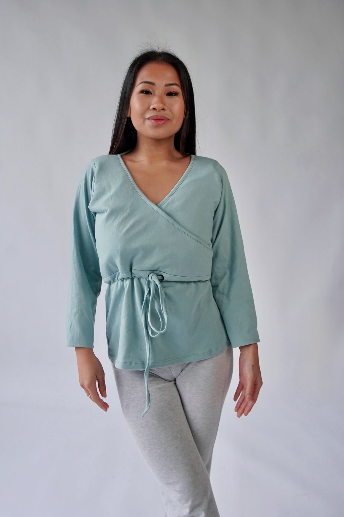 T-shirt à manches longues d'allaitement absorbant - Noalee