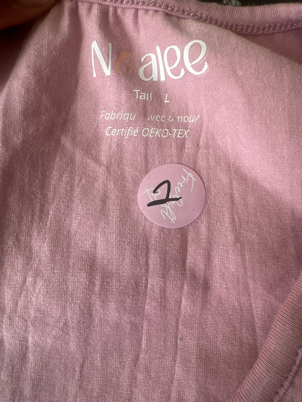 T-SHIRT ROSE TAILLE L - 1