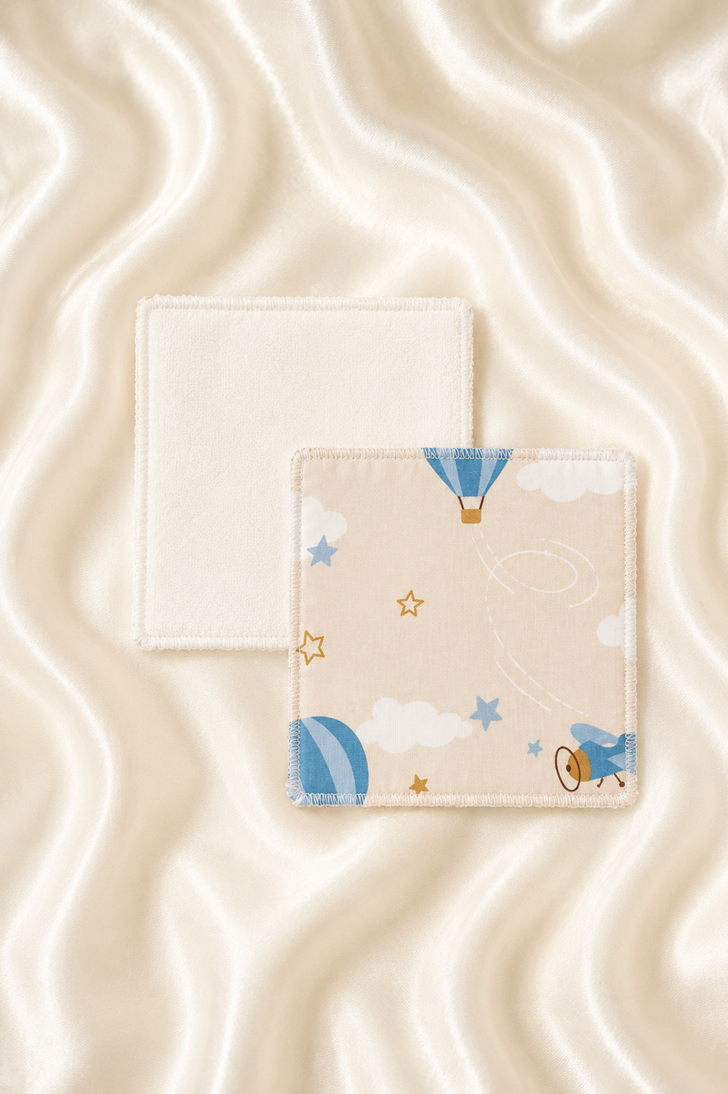 Lingettes lavables bébé - lot de 6
