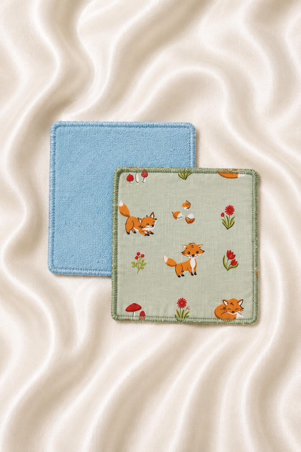 Lingettes lavables bébé - lot de 6