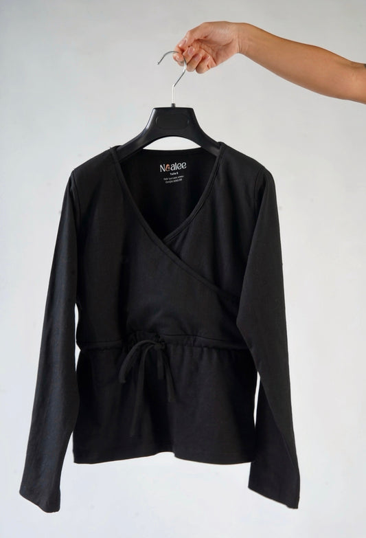 NEW : T-shirt à manches longues d'allaitement absorbant - Noalee