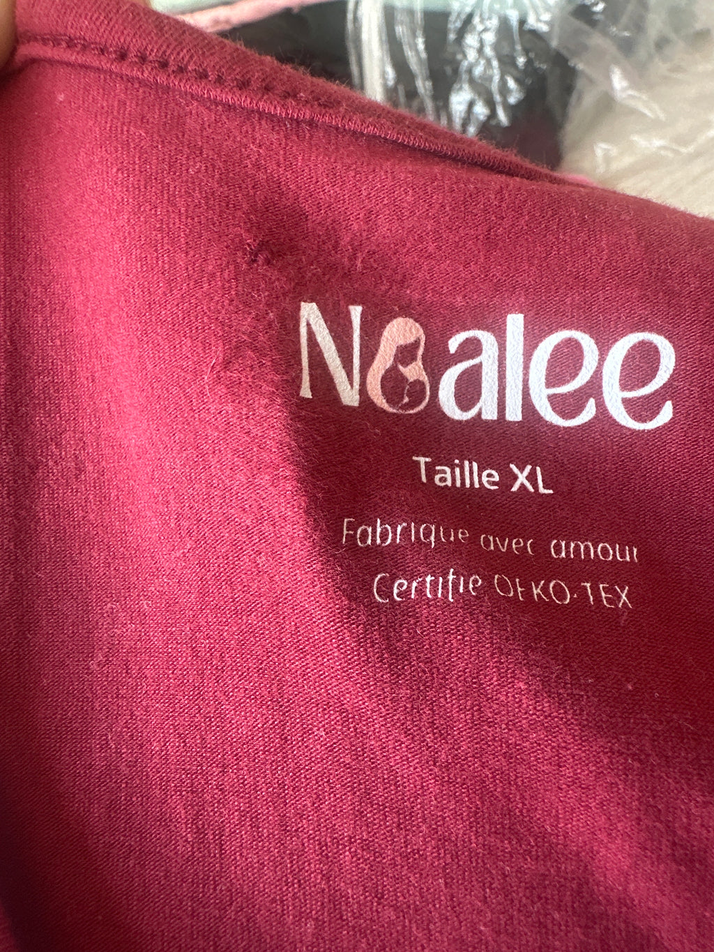 T-SHIRT BORDEAUX TAILLE XL