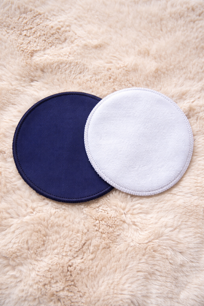 Coussinets d'allaitement lavables - lot de 6 coussinets Bleu