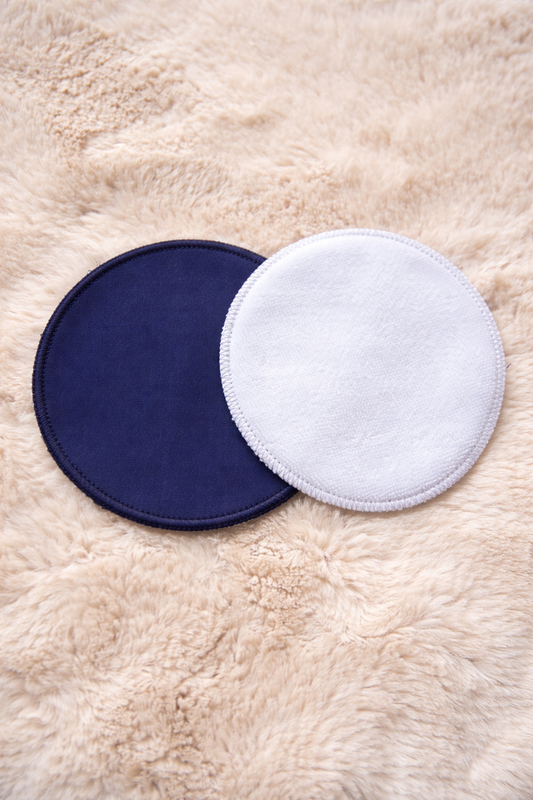 Coussinets d'allaitement lavables - lot de 6 coussinets Bleu