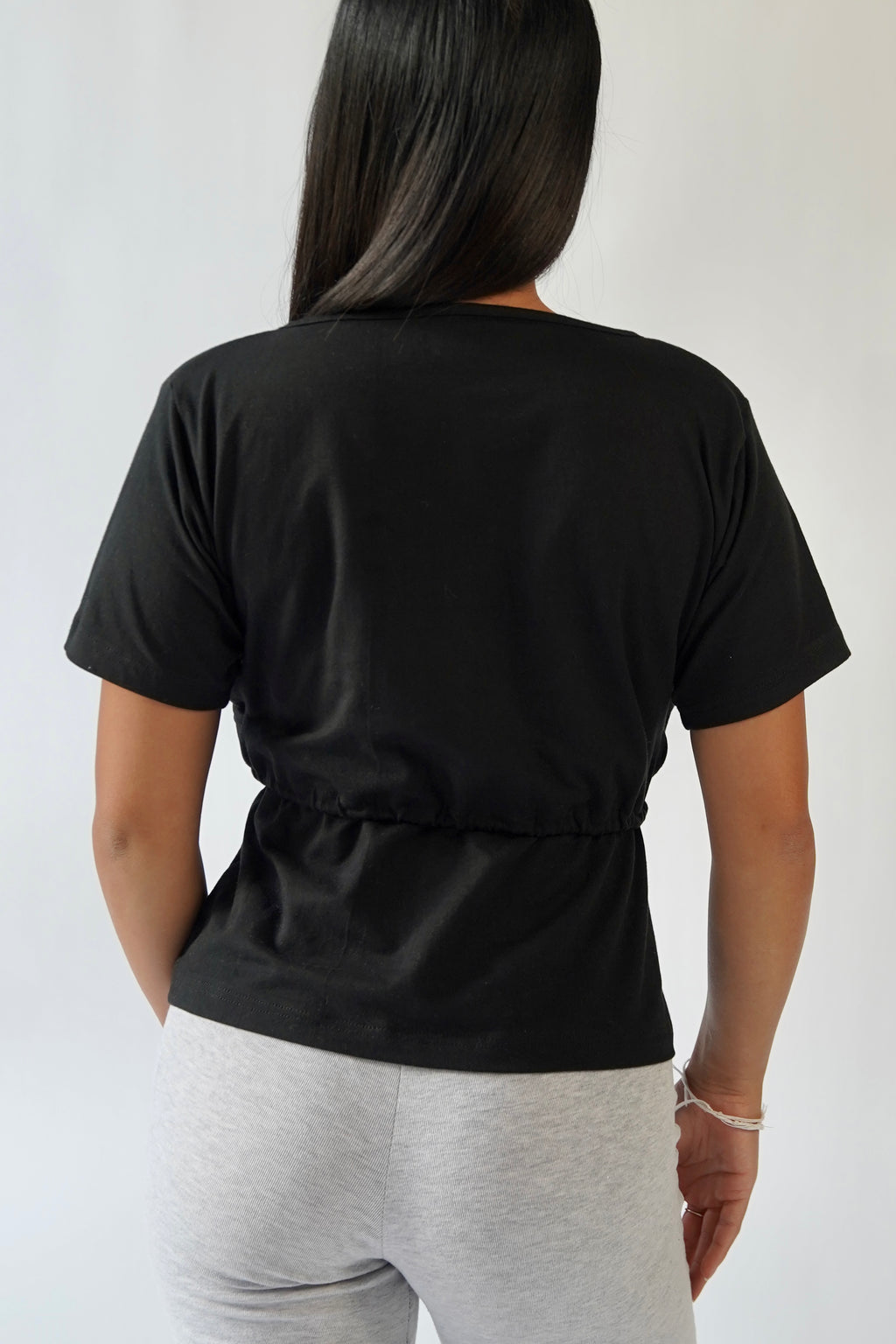 T-shirt d'allaitement absorbant et anti-fuite Noalee - Noir