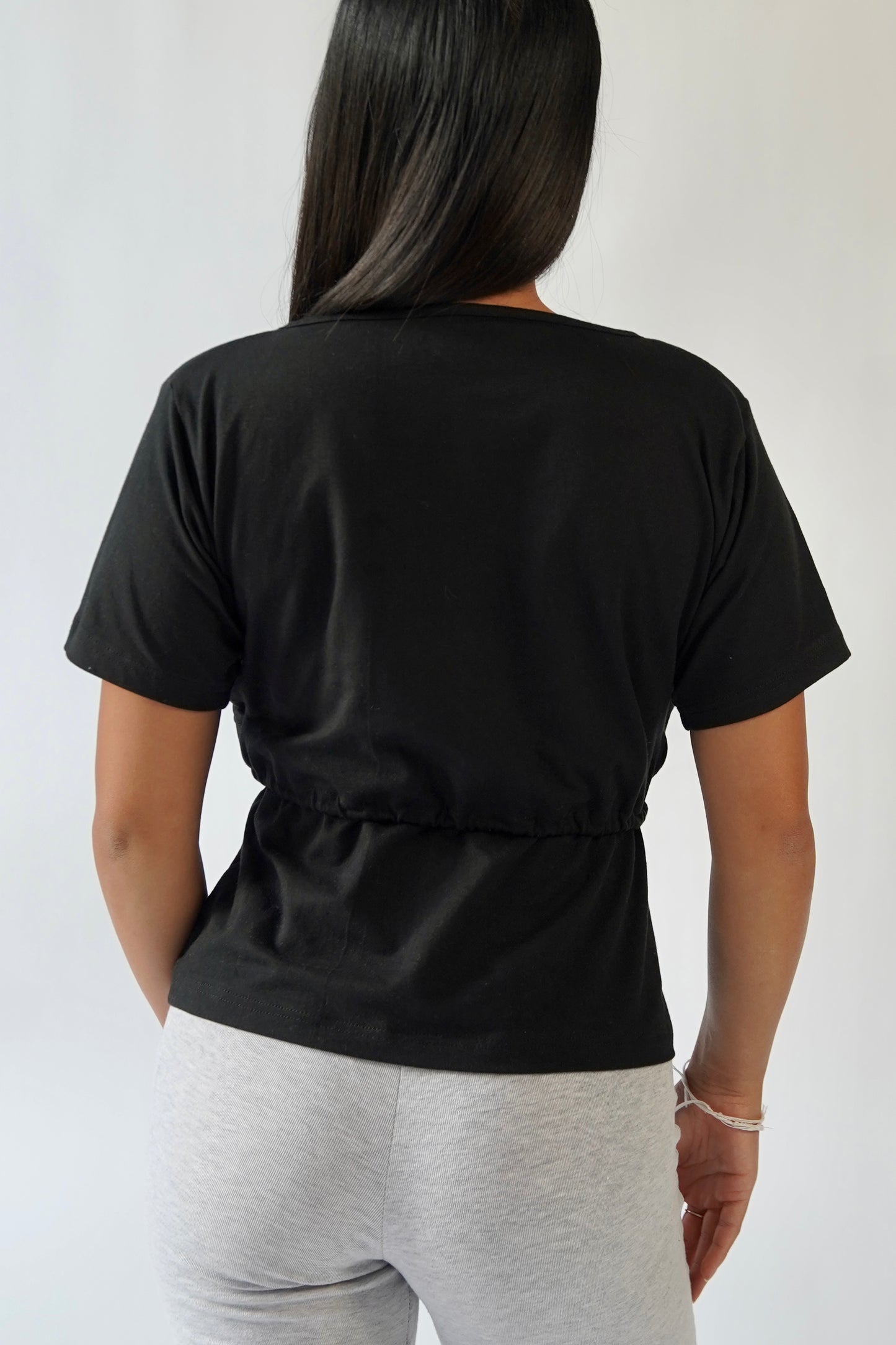 T-shirt d'allaitement absorbant et anti-fuite Noalee - Noir